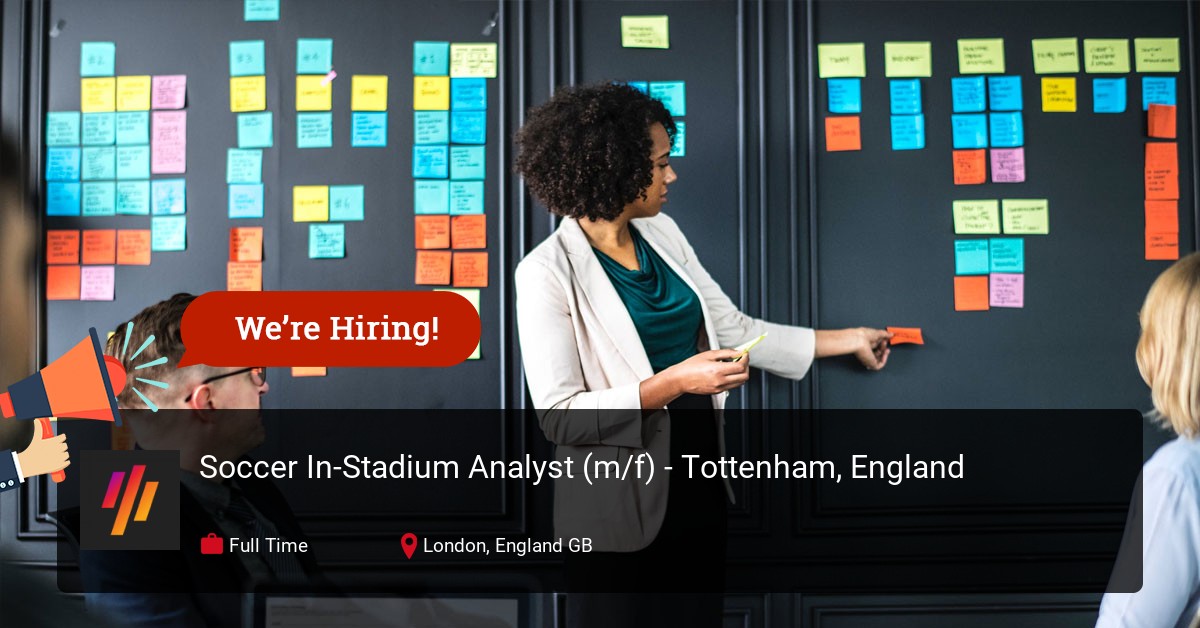 Soccer In Stadium Analyst M F Tottenham England At Stats Perform Academy In London England Req2628